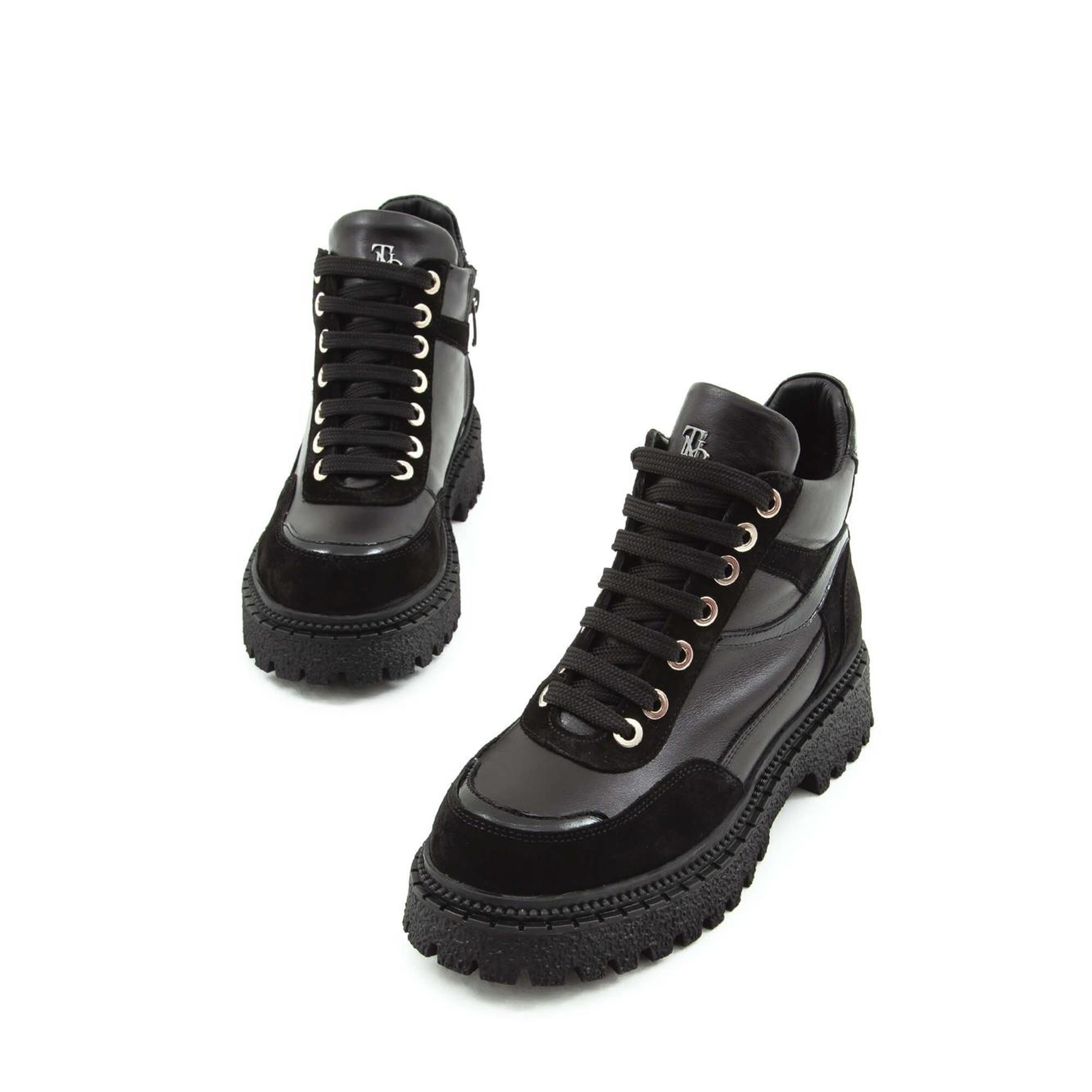 Tamer Tanca Kadın Vegan Siyah Casual Bot