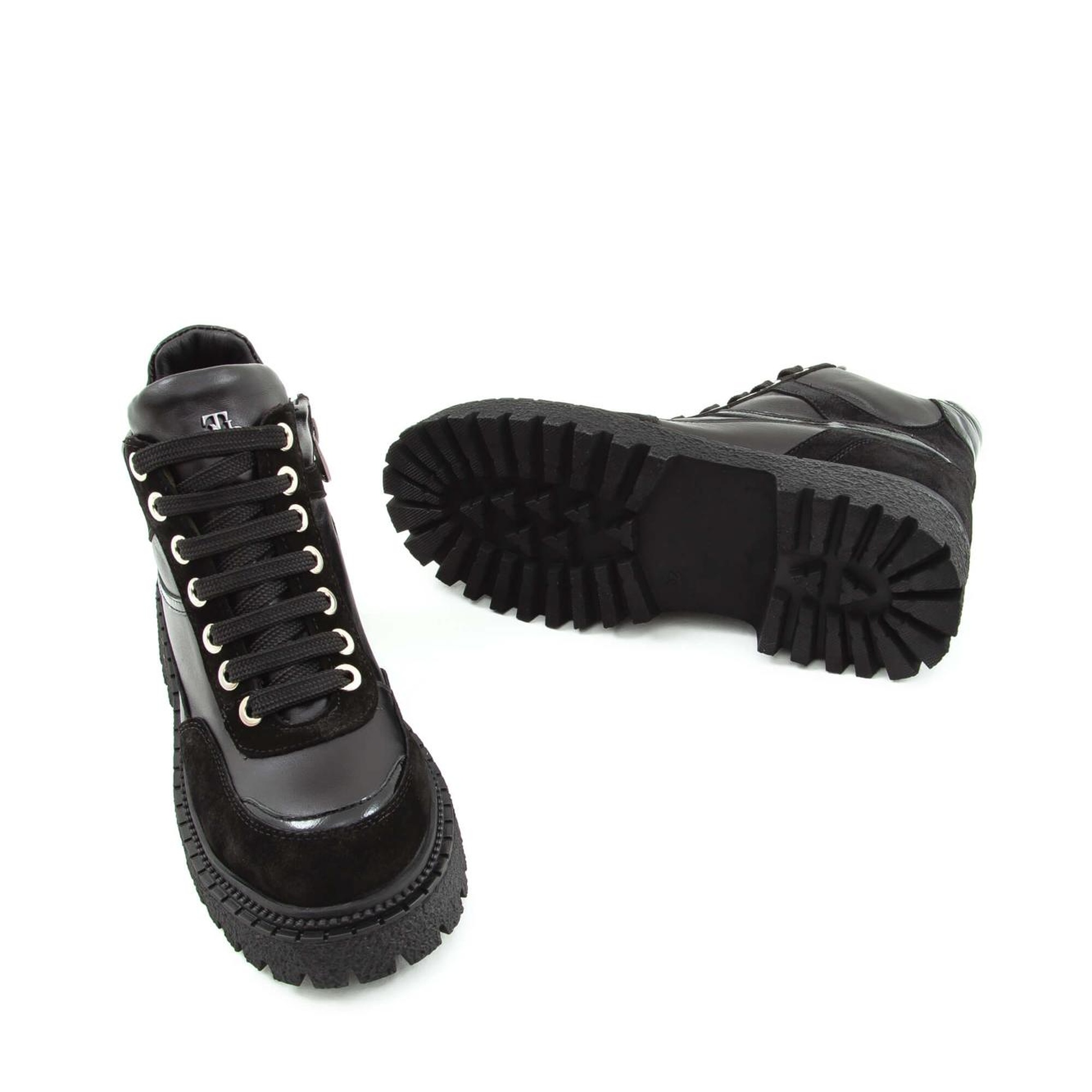 Tamer Tanca Kadın Vegan Siyah Casual Bot