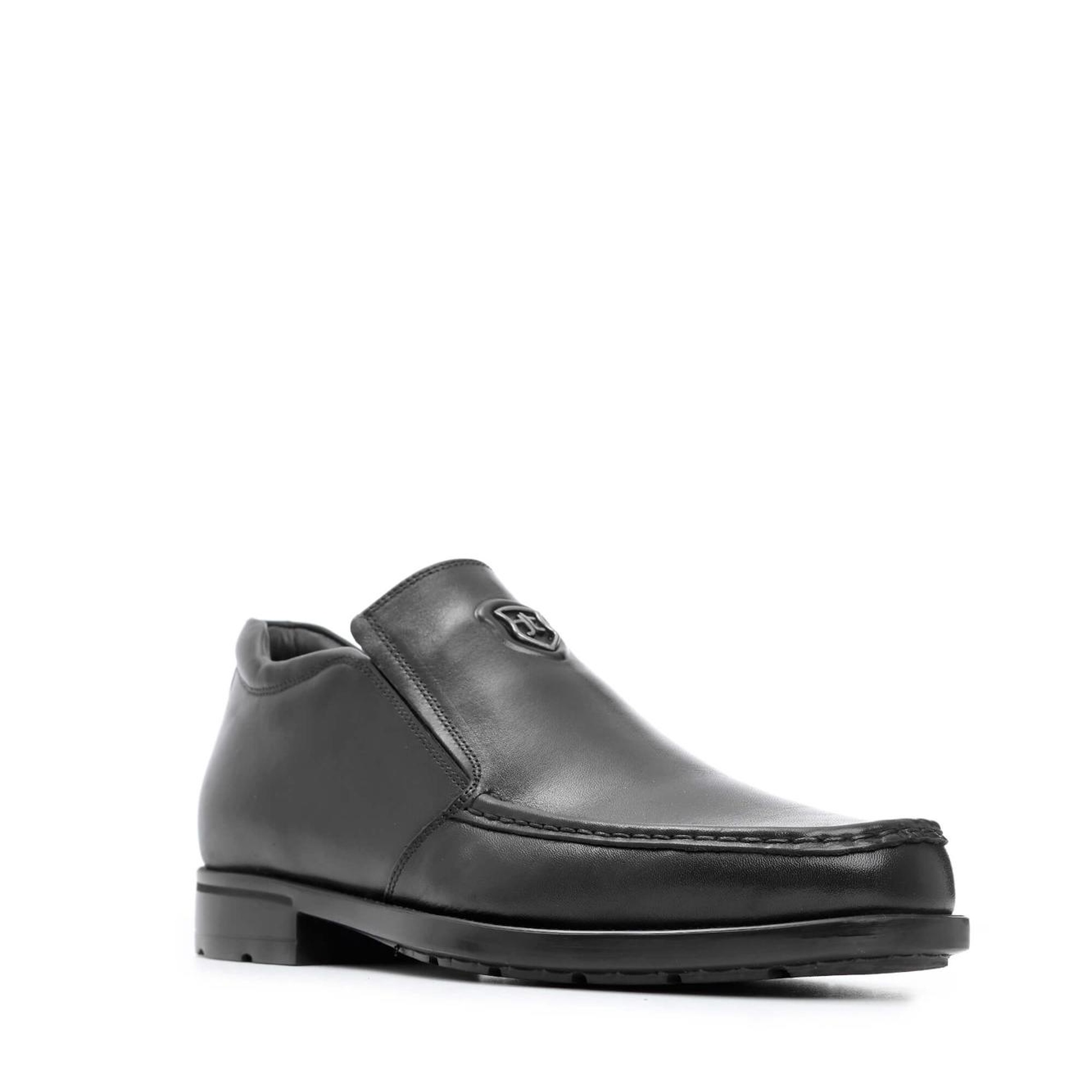 Tamer Tanca Erkek Hakiki Deri Siyah Klasik Bot