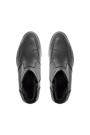  Tamer Tanca Erkek Hakiki Deri Siyah Floter Klasik Bot