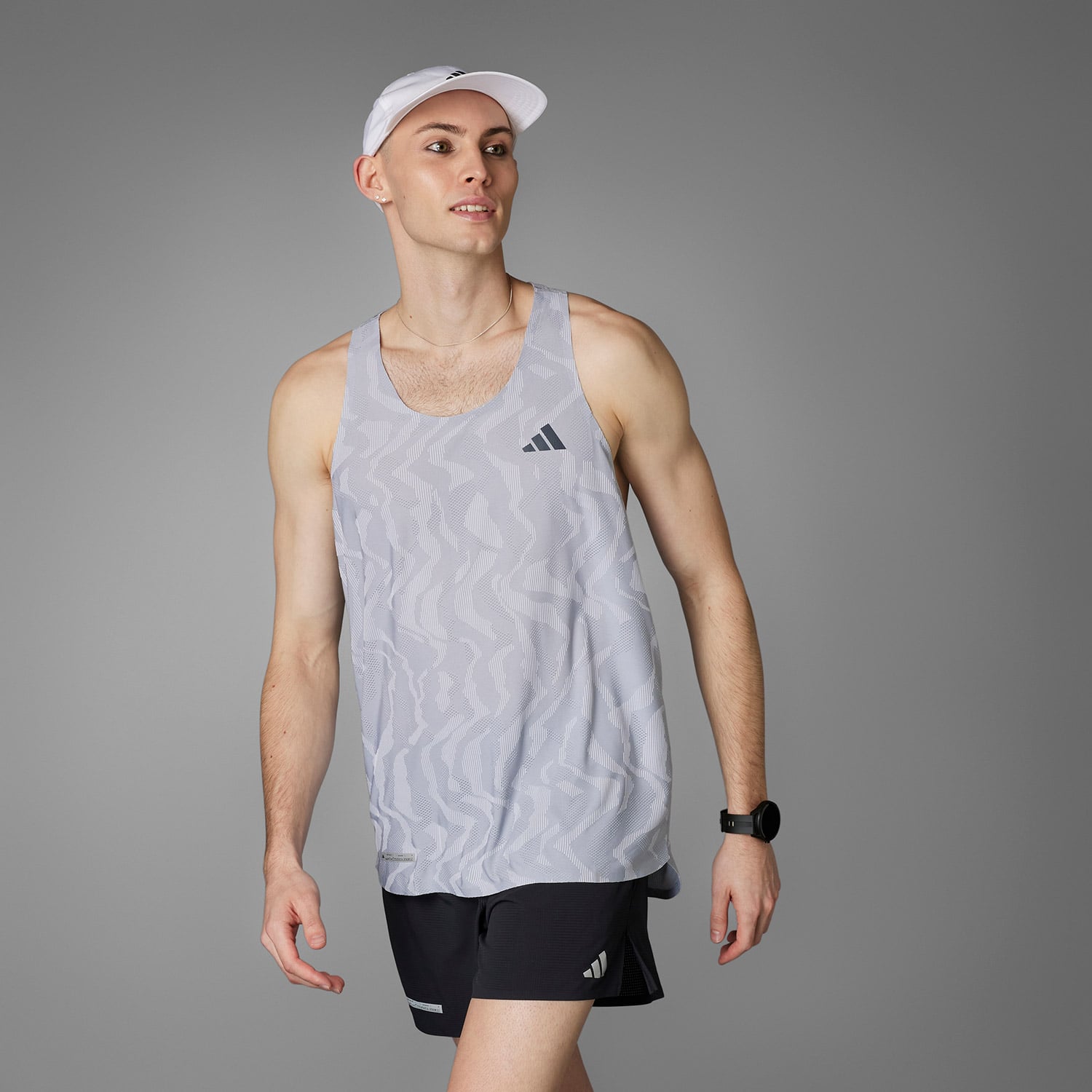  adidas Ultimate AIRCHILL Engineered Erkek Gri Koşu Atleti