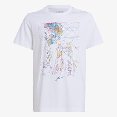  adidas Messi Football Graphic Çocuk Beyaz Günlük T-Shirt