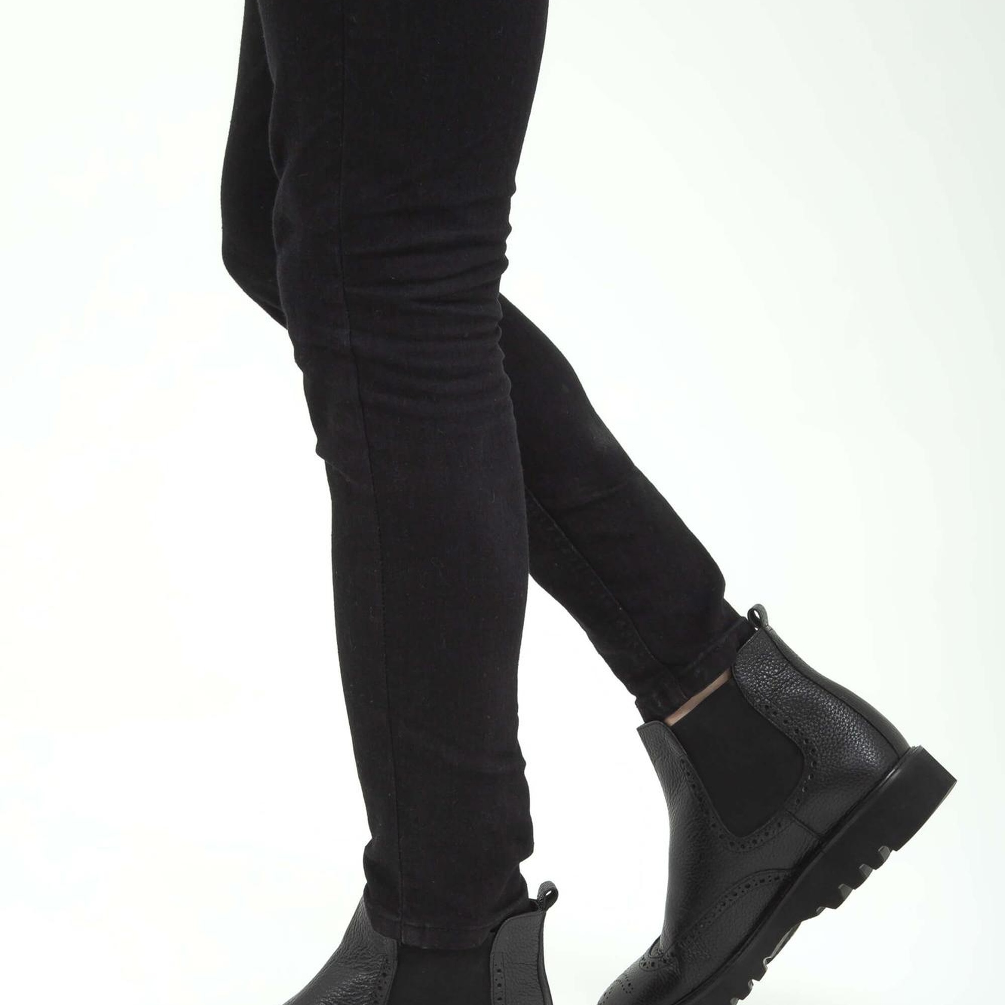 Tamer Tanca Erkek Hakiki Deri Siyah Klasik Bot