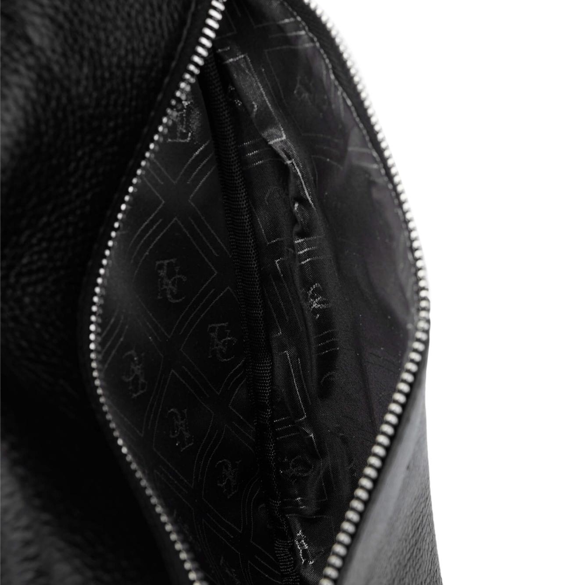 Tamer Tanca Erkek Hakiki Deri Siyah Body Bag Çanta