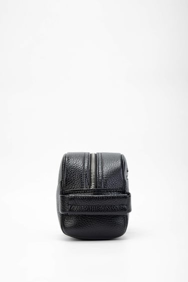  Tamer Tanca Erkek Hakiki Deri Siyah Traş Çantası