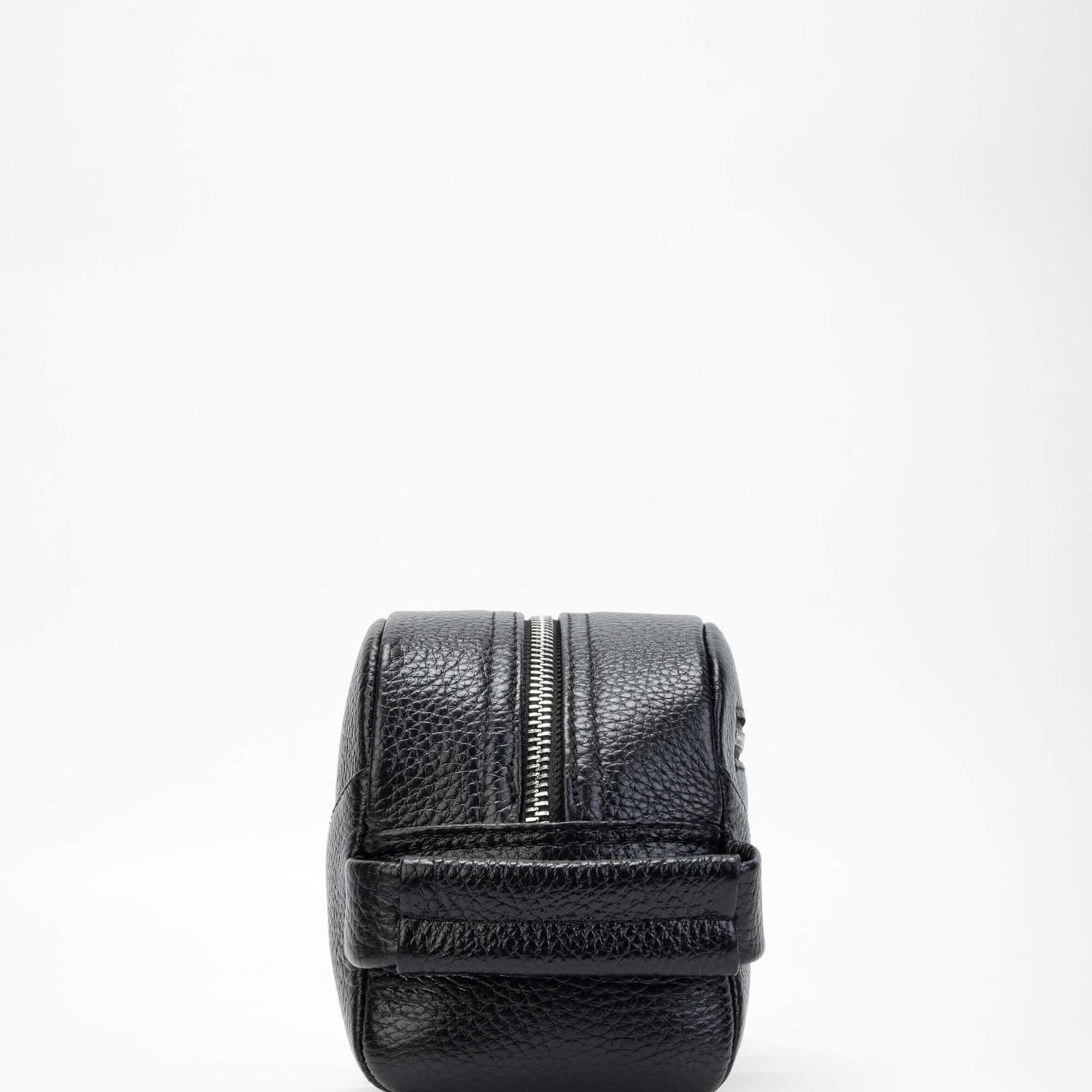 Tamer Tanca Erkek Hakiki Deri Siyah Traş Çantası