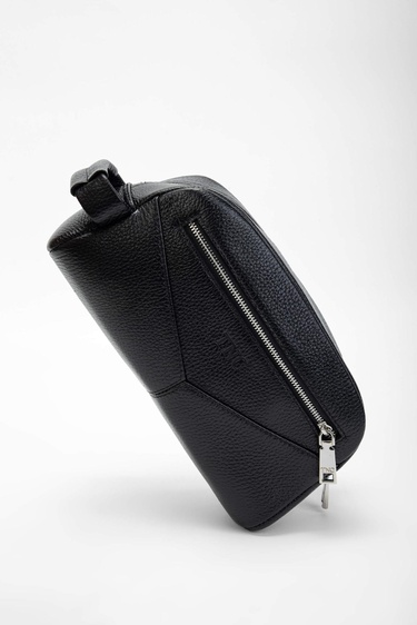  Tamer Tanca Erkek Hakiki Deri Siyah Traş Çantası