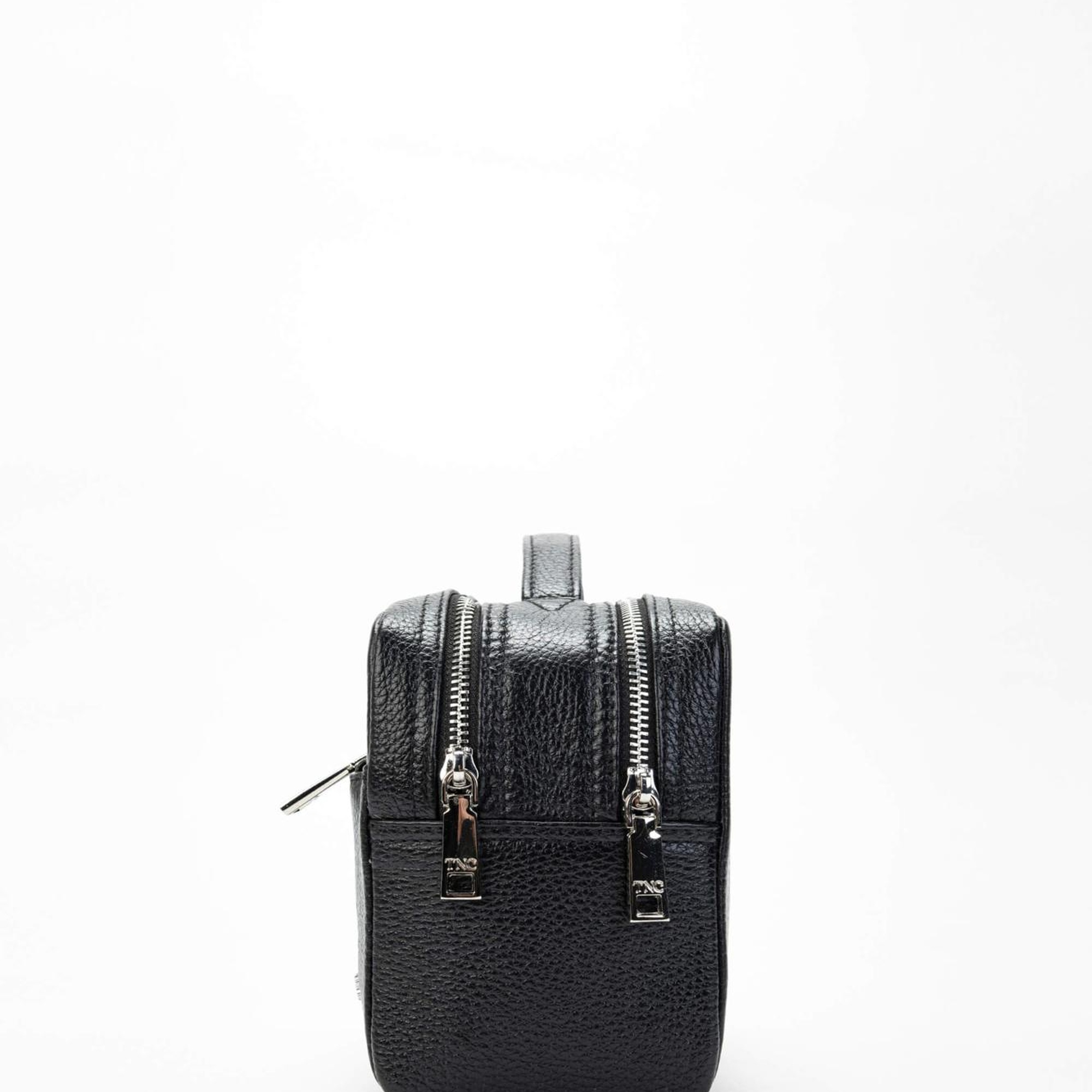 Tamer Tanca Erkek Hakiki Deri Siyah Traş Çantası