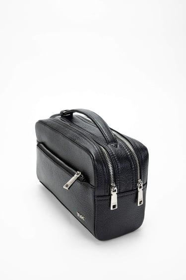  Tamer Tanca Erkek Hakiki Deri Siyah Traş Çantası