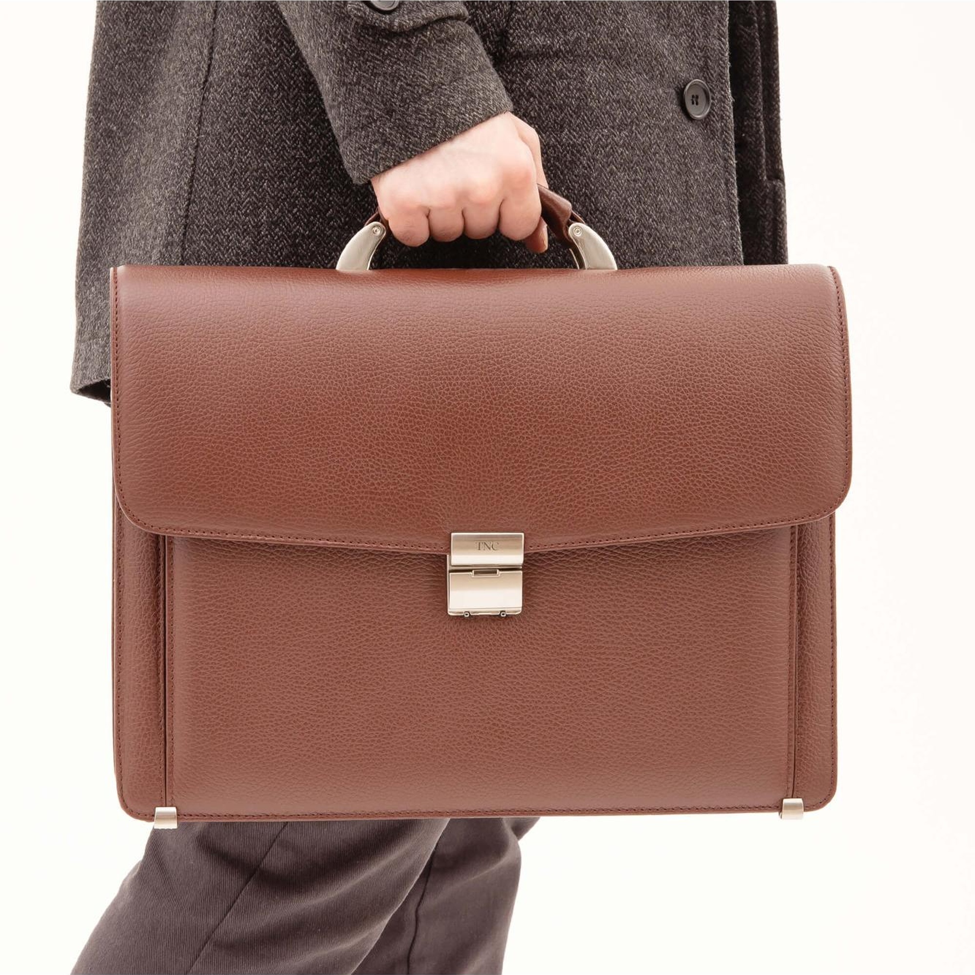 Tamer Tanca Erkek Hakiki Deri Taba Evrak Çantası