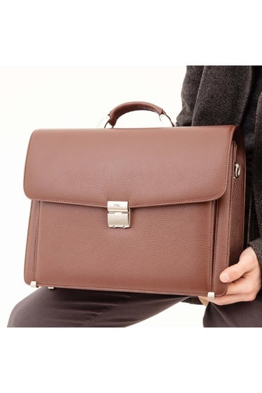  Tamer Tanca Erkek Hakiki Deri Taba Evrak Çantası