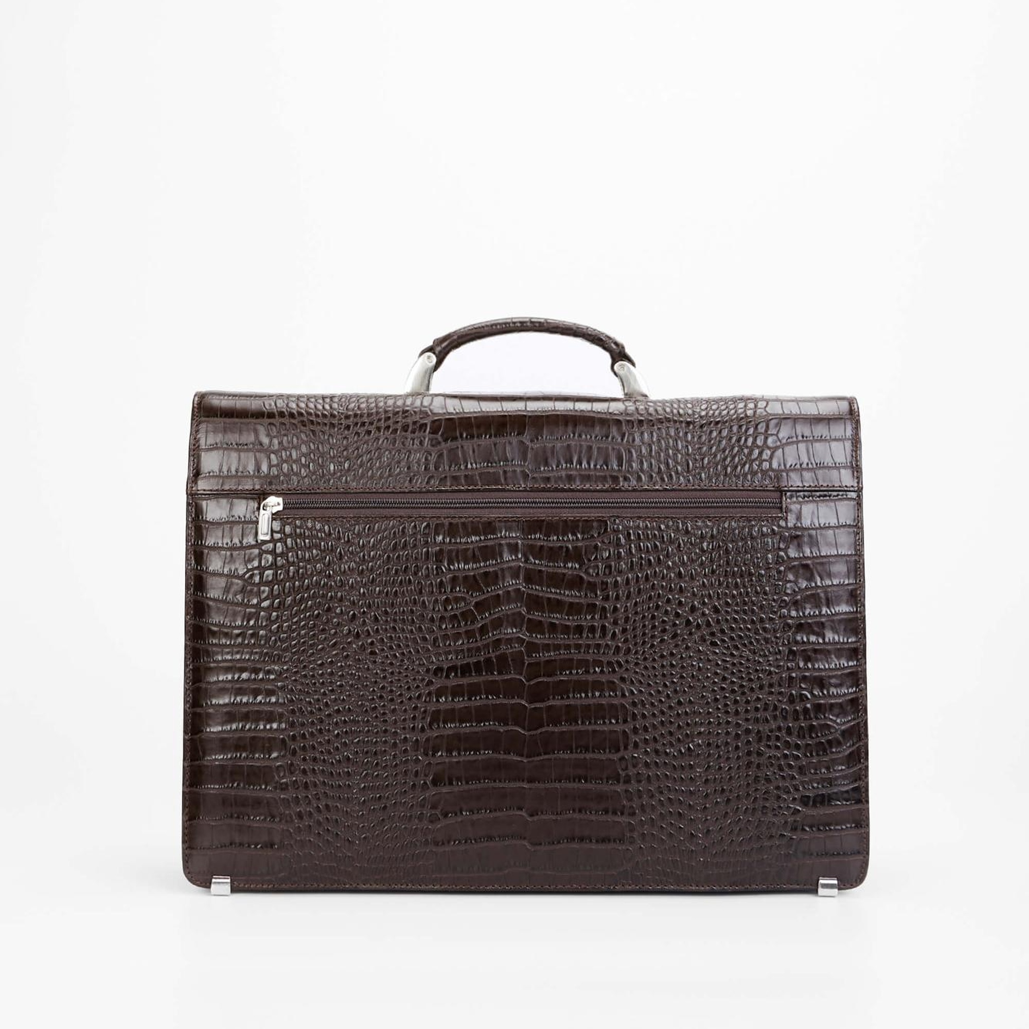 Tamer Tanca Erkek Hakiki Deri Kahverengi Evrak Çantası