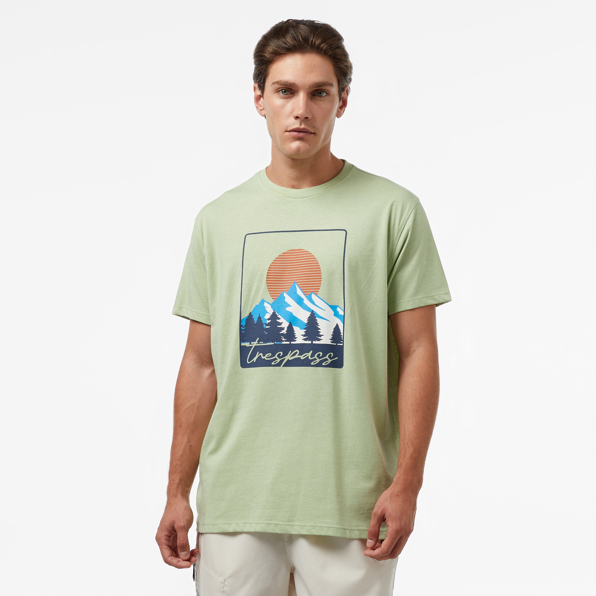 Trespass Austin Erkek Turuncu Günlük T-Shirt