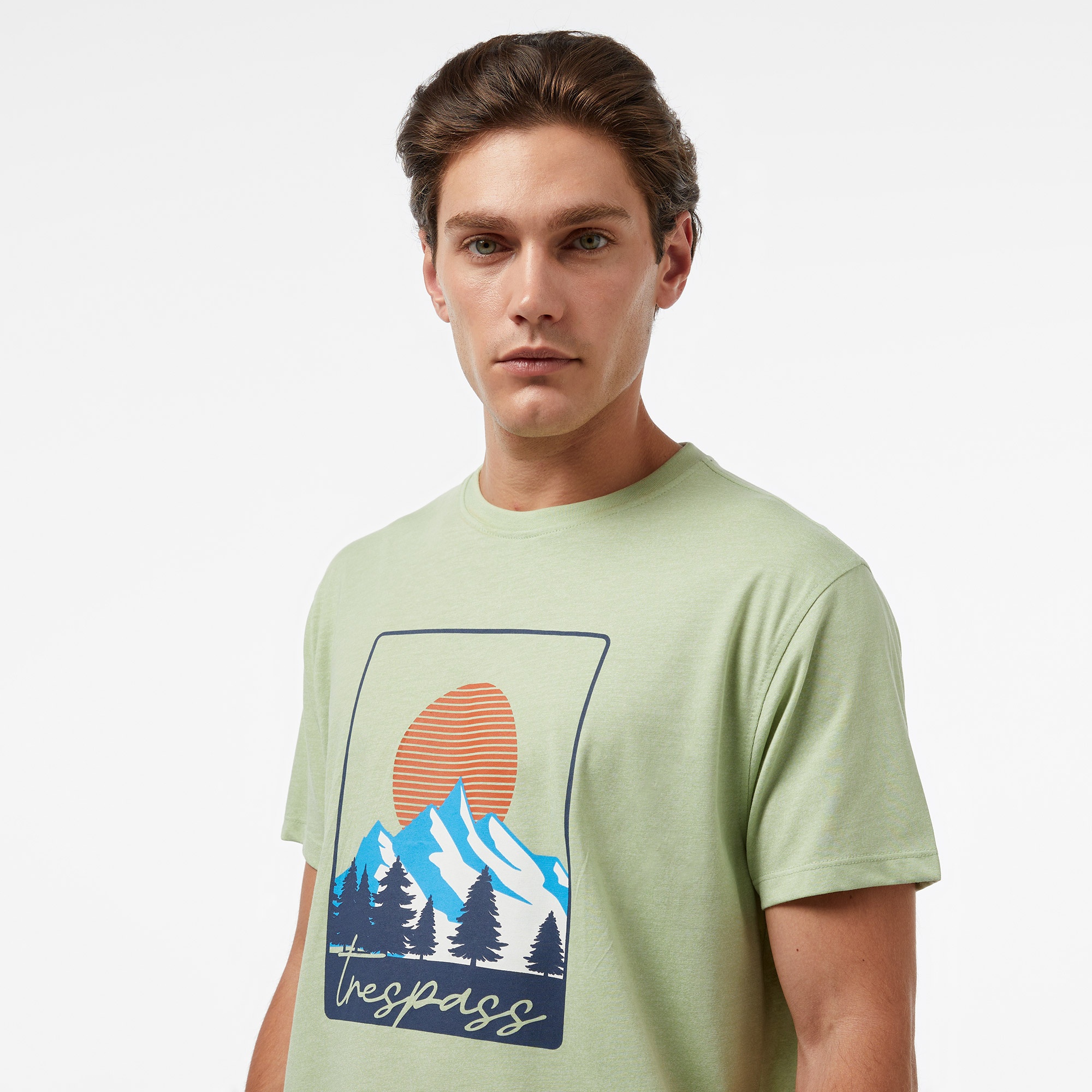 Trespass Austin Erkek Turuncu Günlük T-Shirt