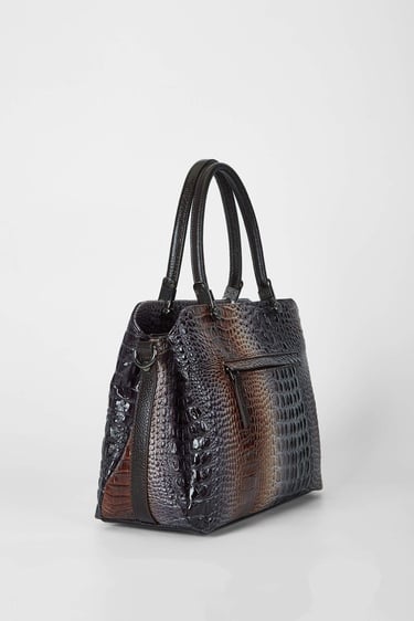  Tamer Tanca Kadın Hakiki Deri Vizon/Lacivert Kol Çantası