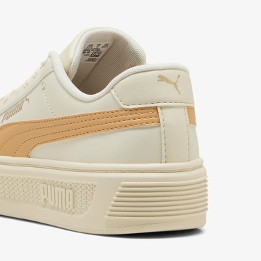  Puma Smash Platform Kadın Krem Spor Ayakkabı