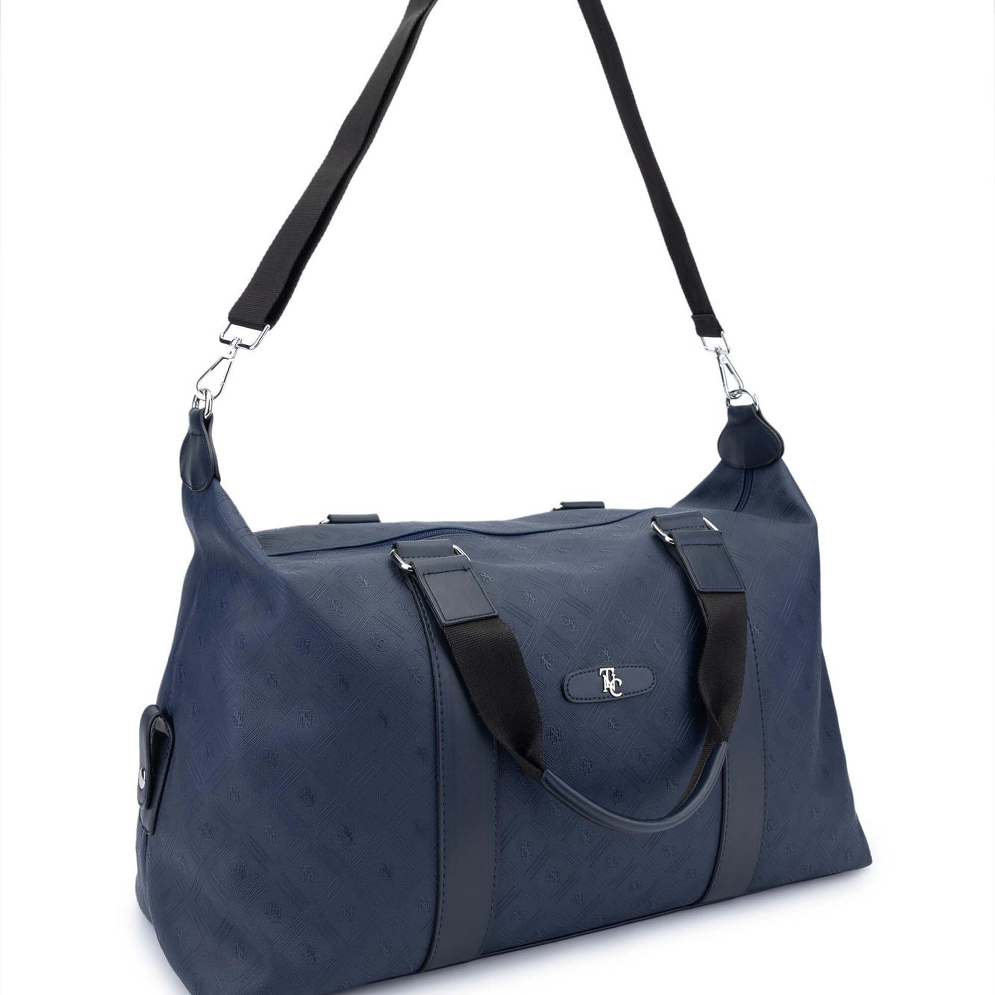 Tamer Tanca Kadın Vegan Lacivert El Valizi Çanta