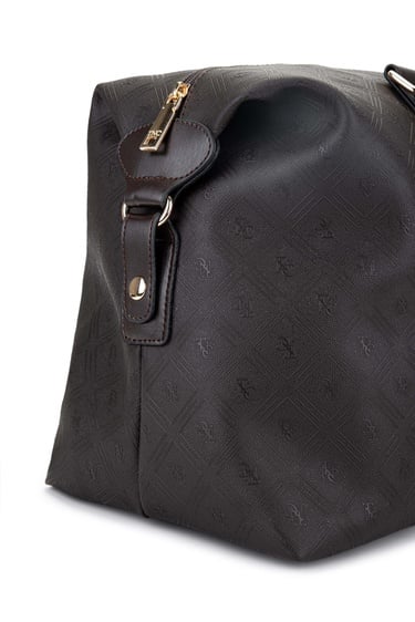  Tamer Tanca Kadın Vegan Kahverengi El Valizi Çanta