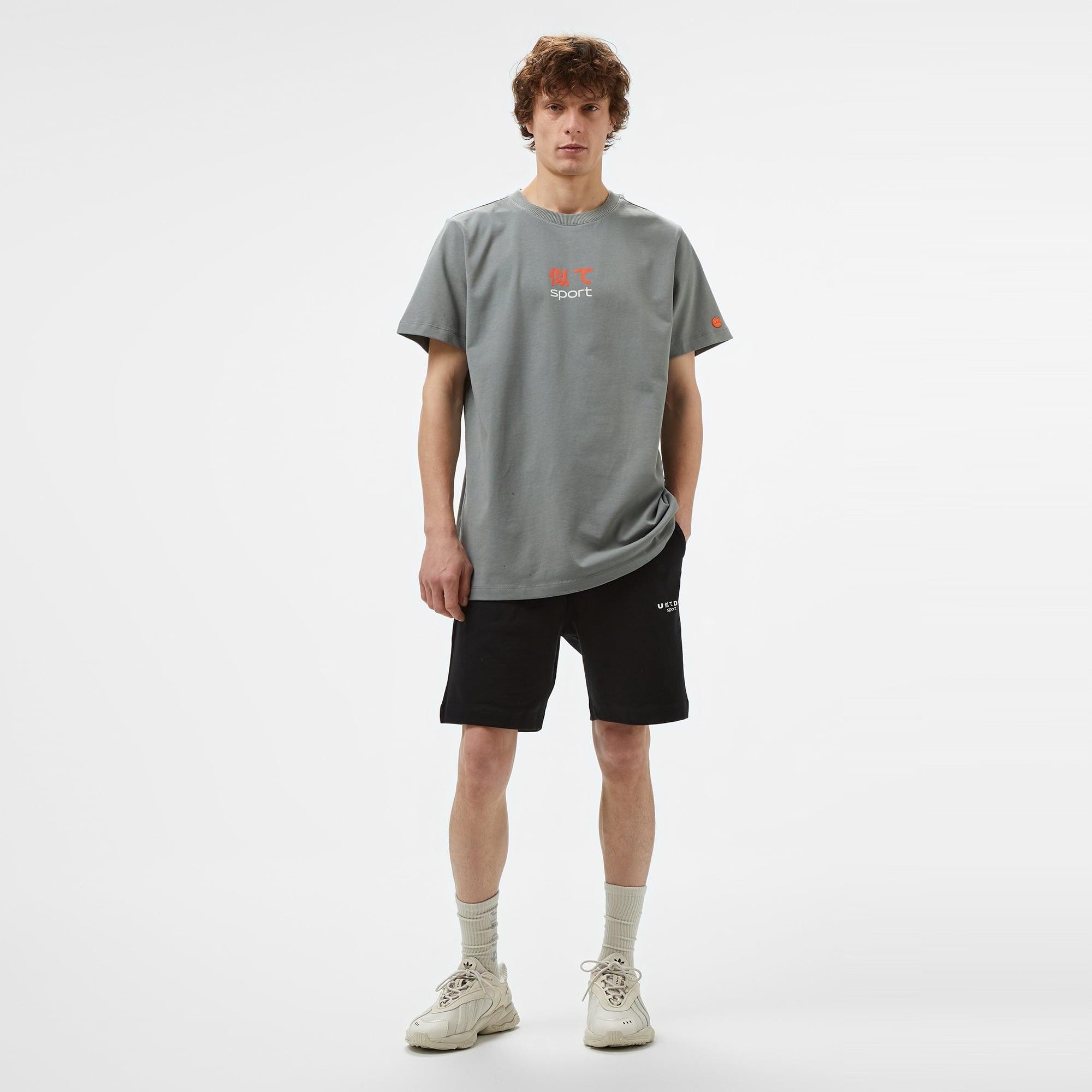 United 4 Zone Sport Erkek Gri Antrenman T-Shirt