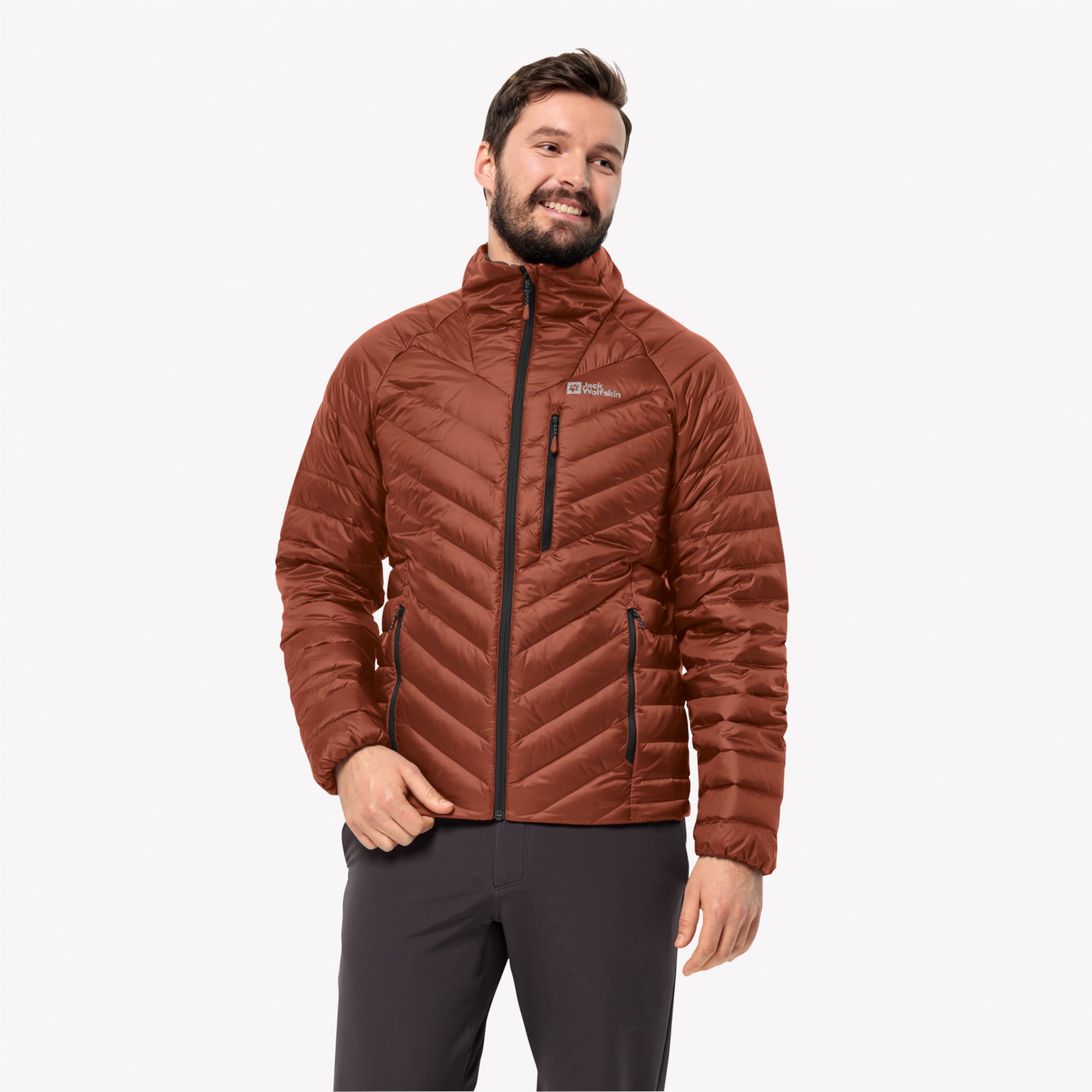  Jack Wolfskin Passamani Down Erkek Kahverengi Outdoor Mont