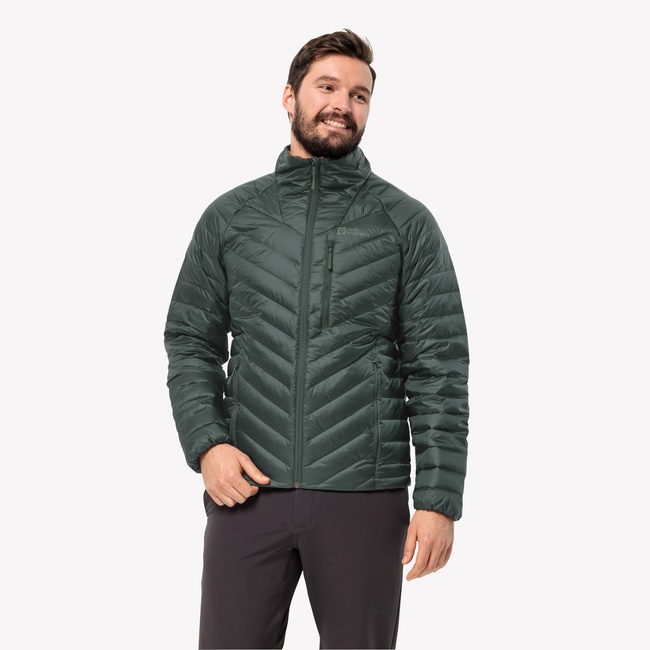  Jack Wolfskin Passamani Down Erkek Yeşil Outdoor Mont
