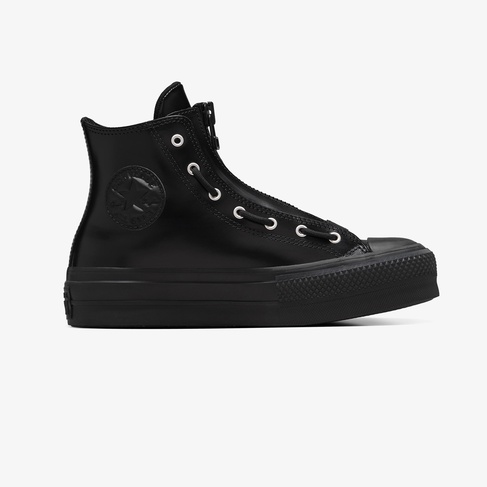  Converse Chuck Taylor All Star Lift Kadın Siyah Deri Bot