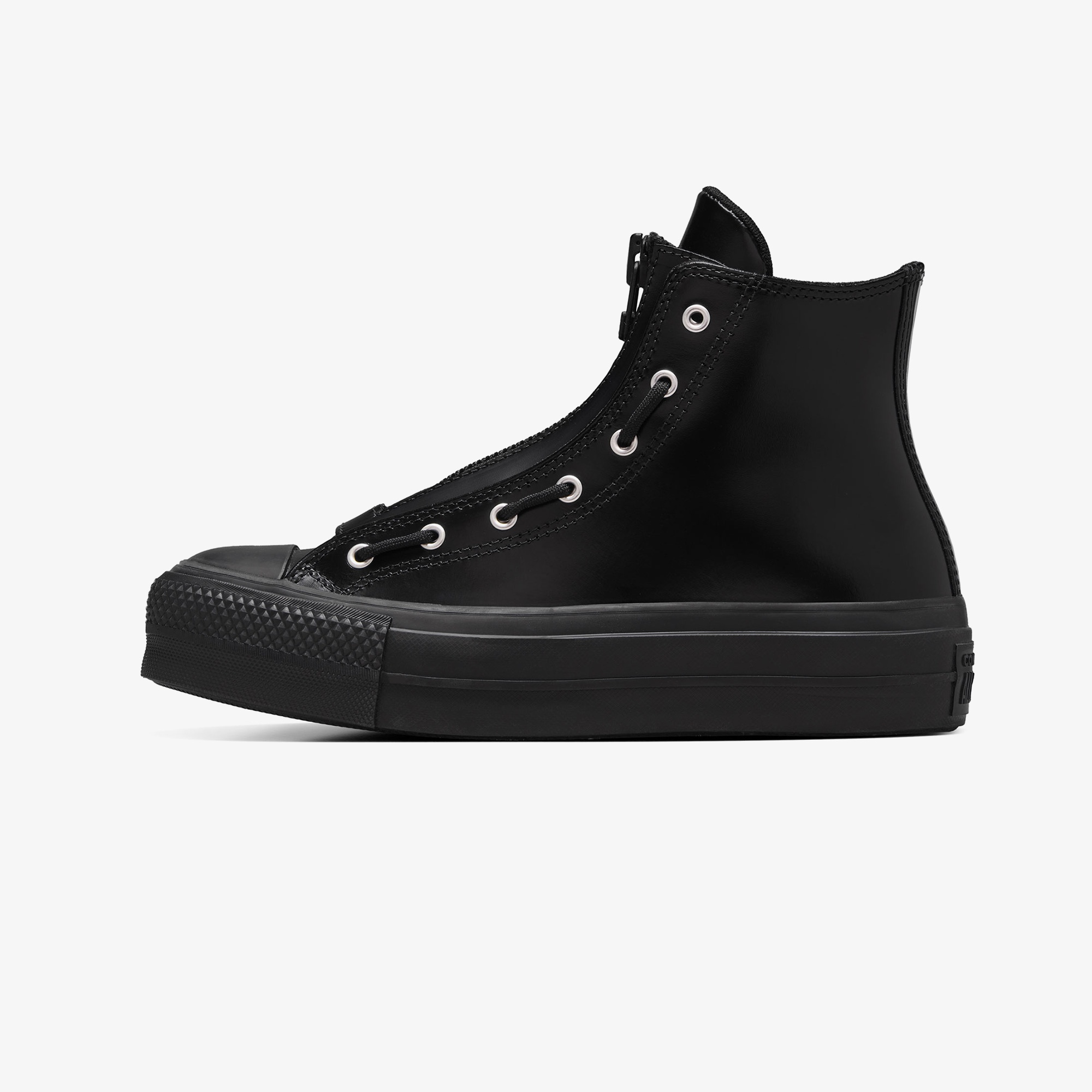 Converse Chuck Taylor All Star Lift Kadın Siyah Deri Bot