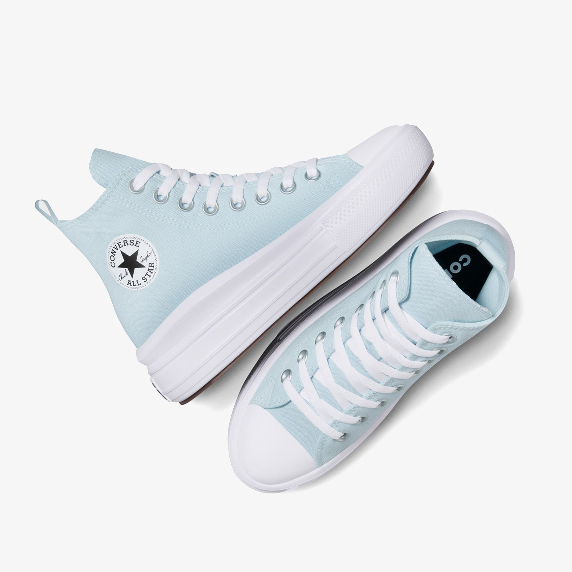Converse Chuck Taylor All Star Move Platform Genç Mavi Sneaker - Görsel 6