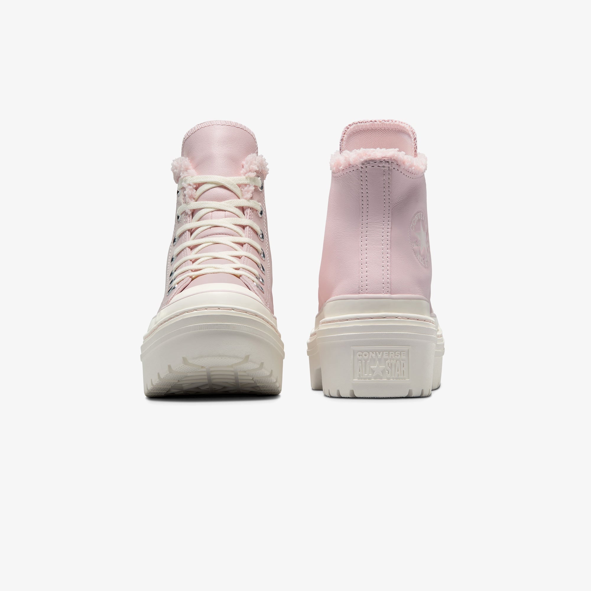 Converse Chuck Taylor All Star Lugged Heel Kadın Pembe Deri Platform Bot