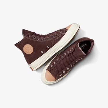  Converse Chuck 70 Taylored Lux Unisex Kahverengi Deri Sneaker