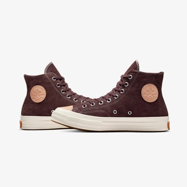  Converse Chuck 70 Taylored Lux Unisex Kahverengi Deri Sneaker