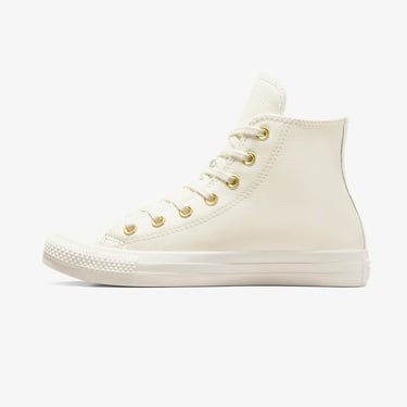  Converse Chuck Taylor All Star Kadın Krem Deri Sneaker