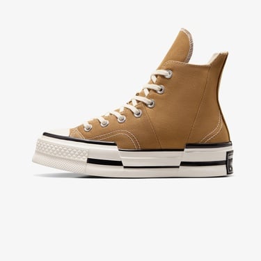  Converse Chuck 70 Plus Unisex Kahverengi Platform Sneaker