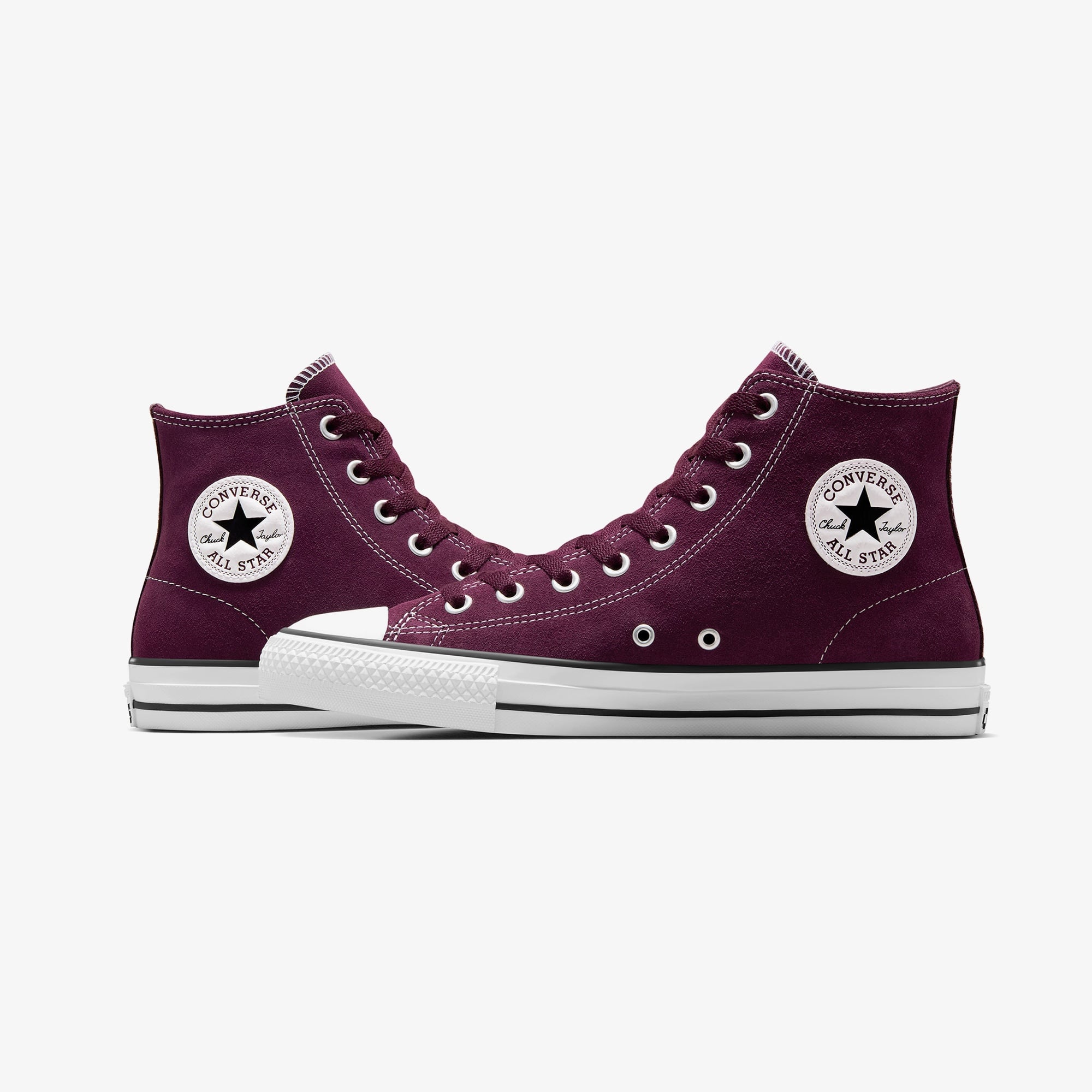 Converse Chuck Taylor All Star Pro Unisex Bordo Süet Sneaker