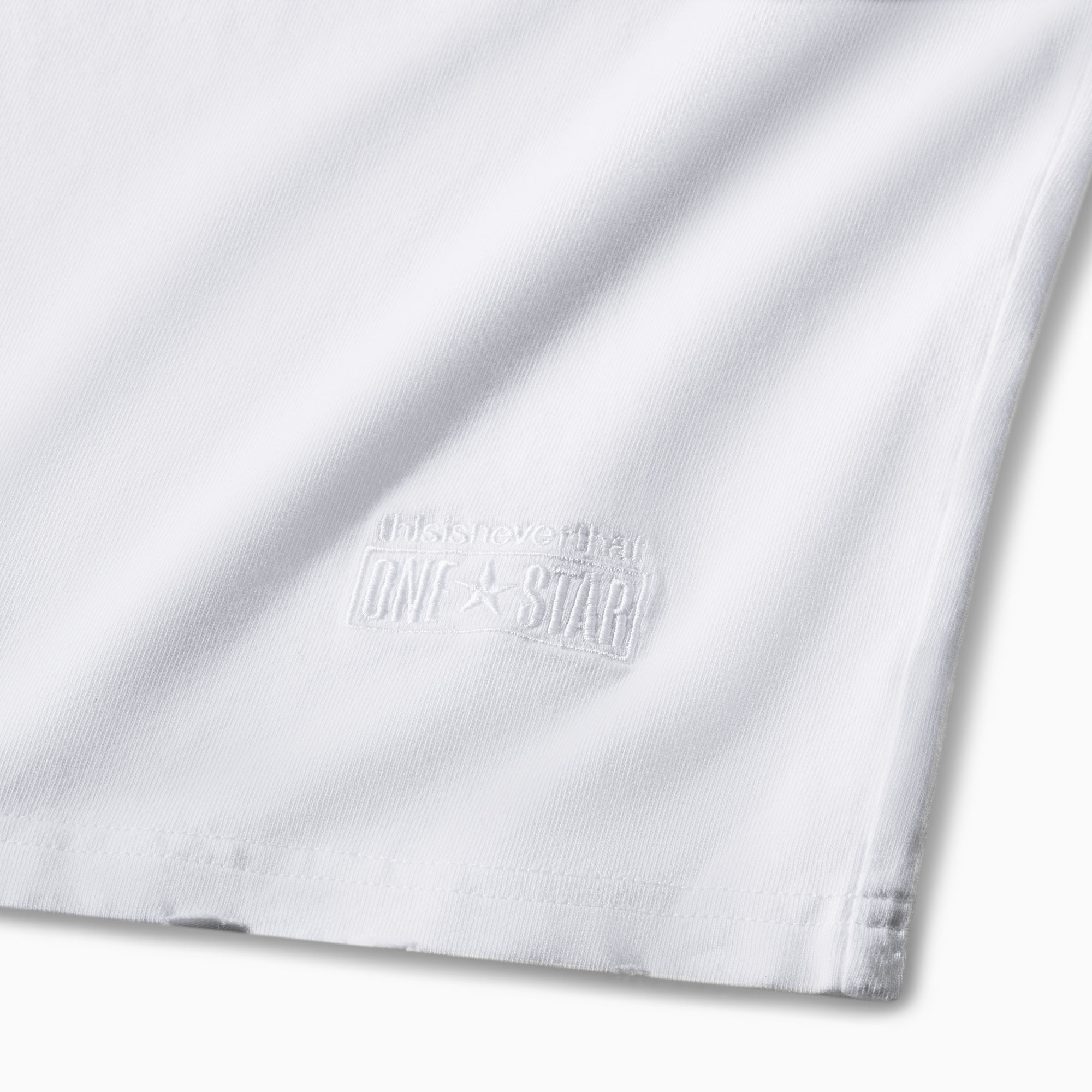 Converse x thisisneverthat Unisex Baskılı Beyaz T-Shirt