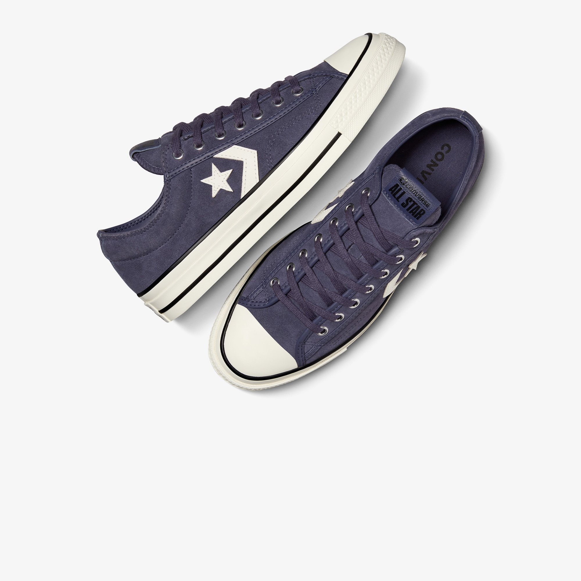 Converse Star Player 76 Luxe Unisex Mor Süet Sneaker