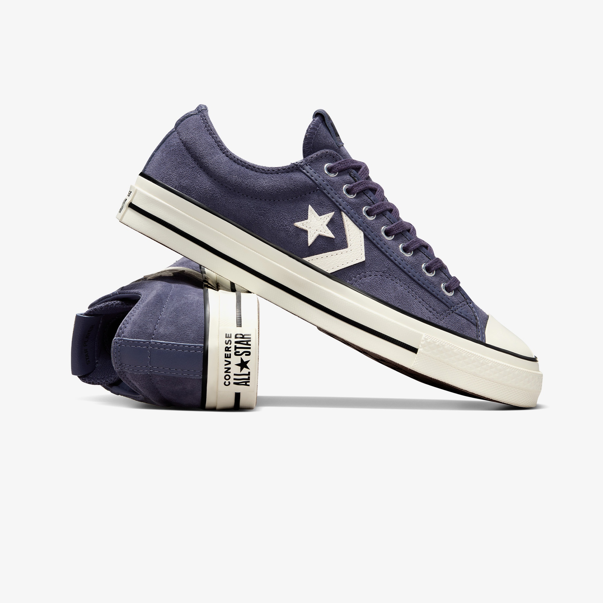 Converse Star Player 76 Luxe Unisex Mor Süet Sneaker