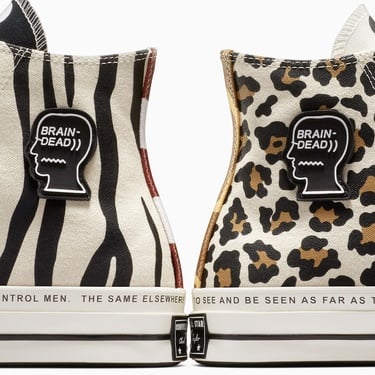  Converse x Brain Dead Chuck 70 Unisex Krem Sneaker