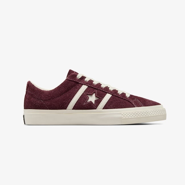  Converse One Star Academy Pro Unisex Bordo Süet Sneaker