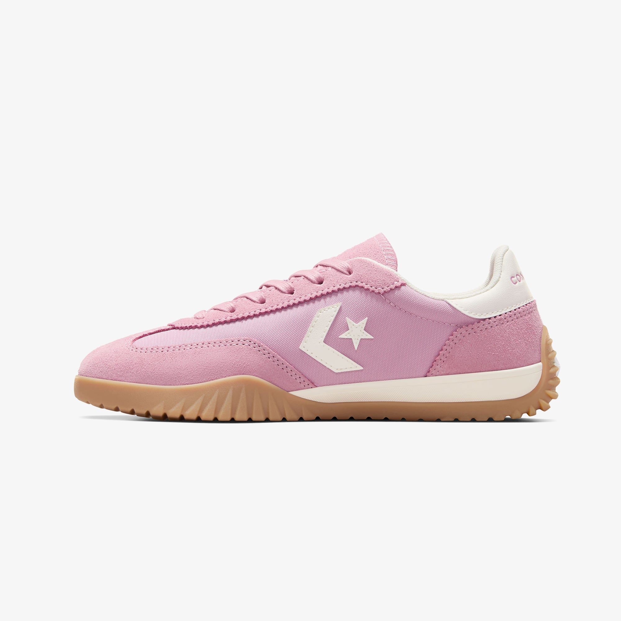 Converse Pembe Converse Run Star Trainer Unisex Süet Sneaker