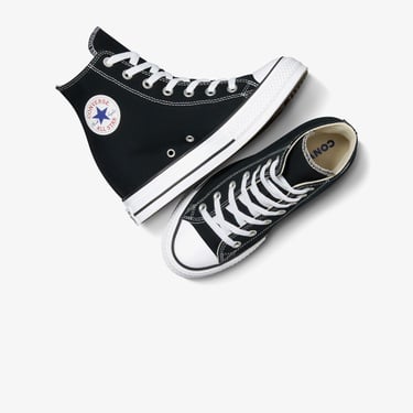  Converse Chuck Taylor All Star Wedge Kadın Siyah Platform Sneaker