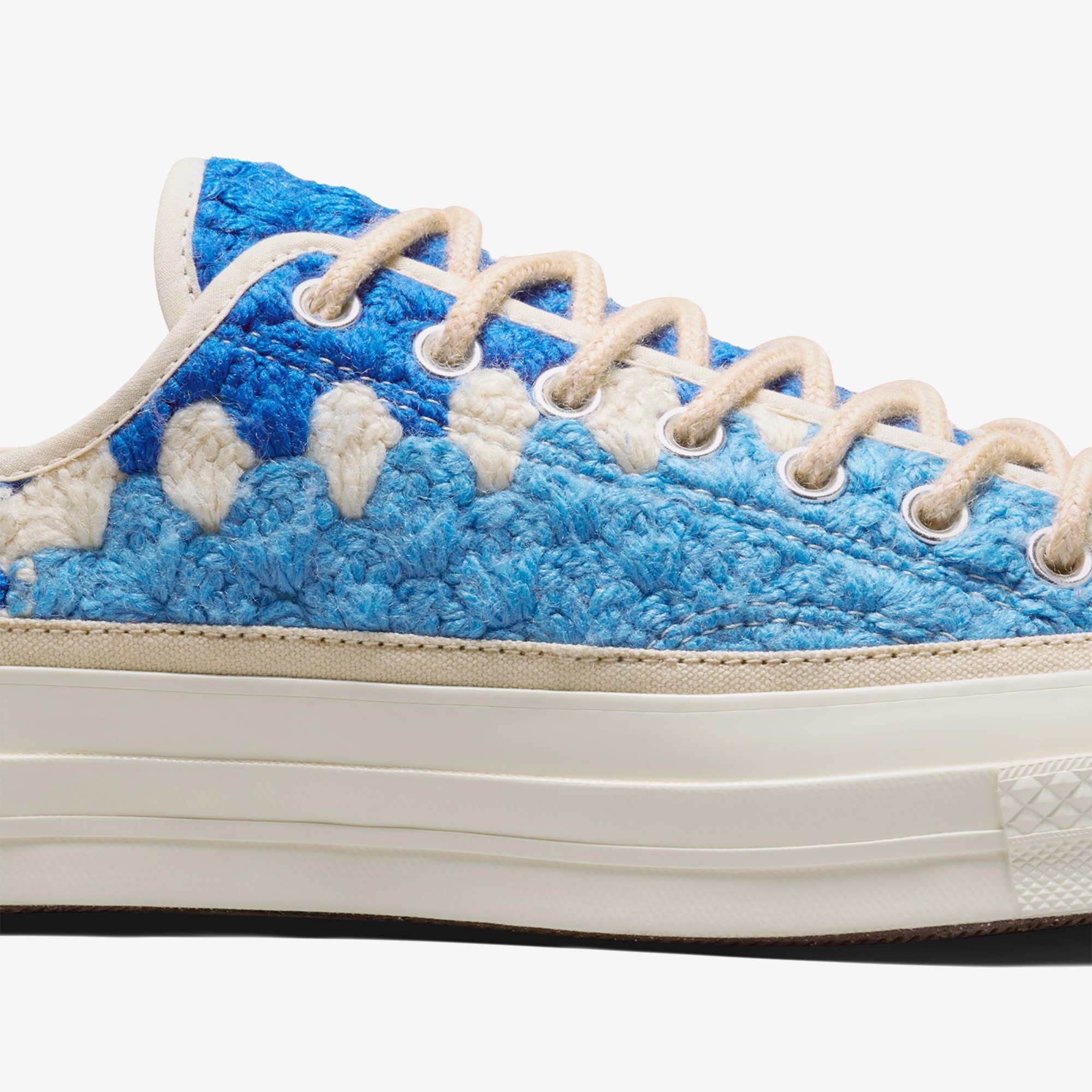 Converse Upcycle Crochet Blankets Chuck 70 Unisex Mavi Sneaker