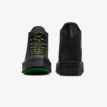  Converse x Daily Paper Chuck 70 De Luxe Squared Unisex Siyah Platform Sneaker