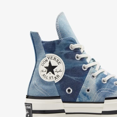  Converse Chuck 70 Plus Unisex Denim Platform Sneaker