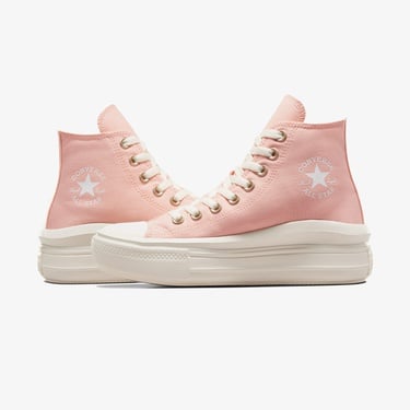  Converse Chuck Taylor All Star Move Unisex Pembe Platform Sneaker