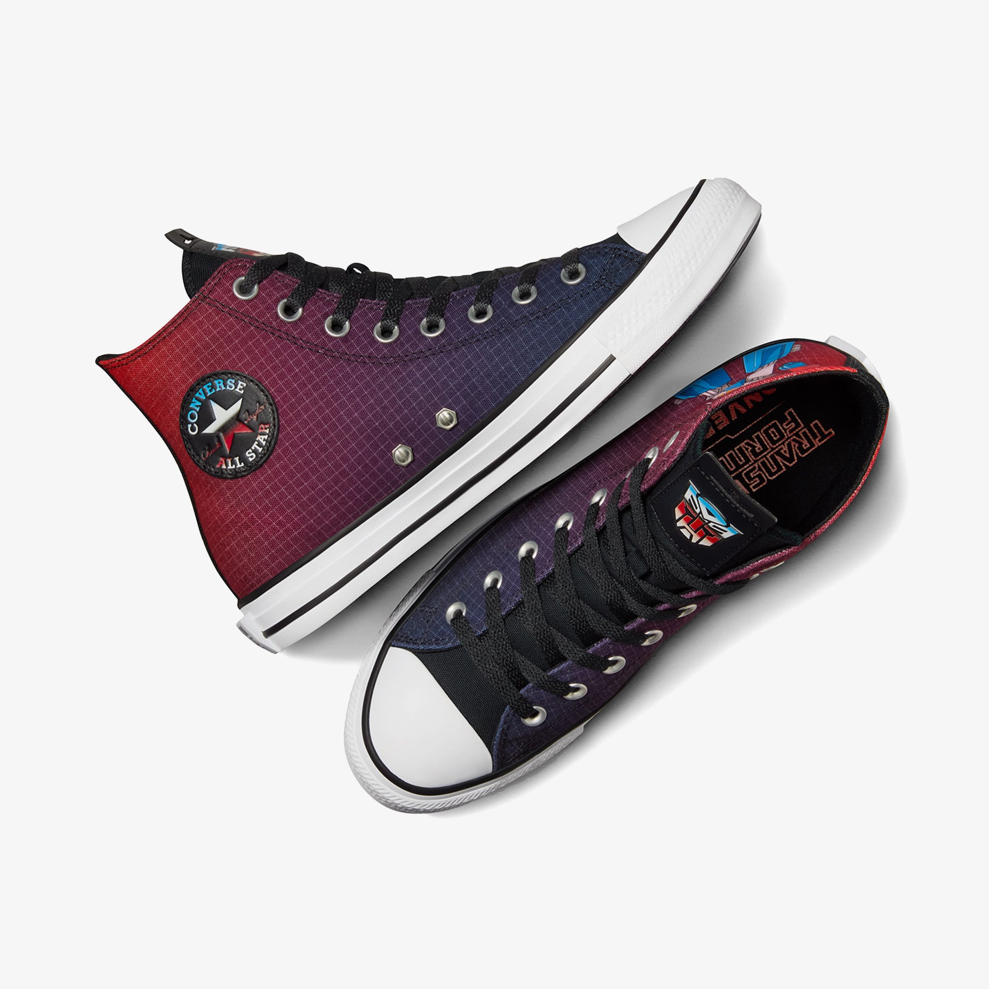 Converse Converse Siyah x Transformers Chuck Taylor All Star Unisex Renkli Sneaker | FashFed Siyah - 5. görsel