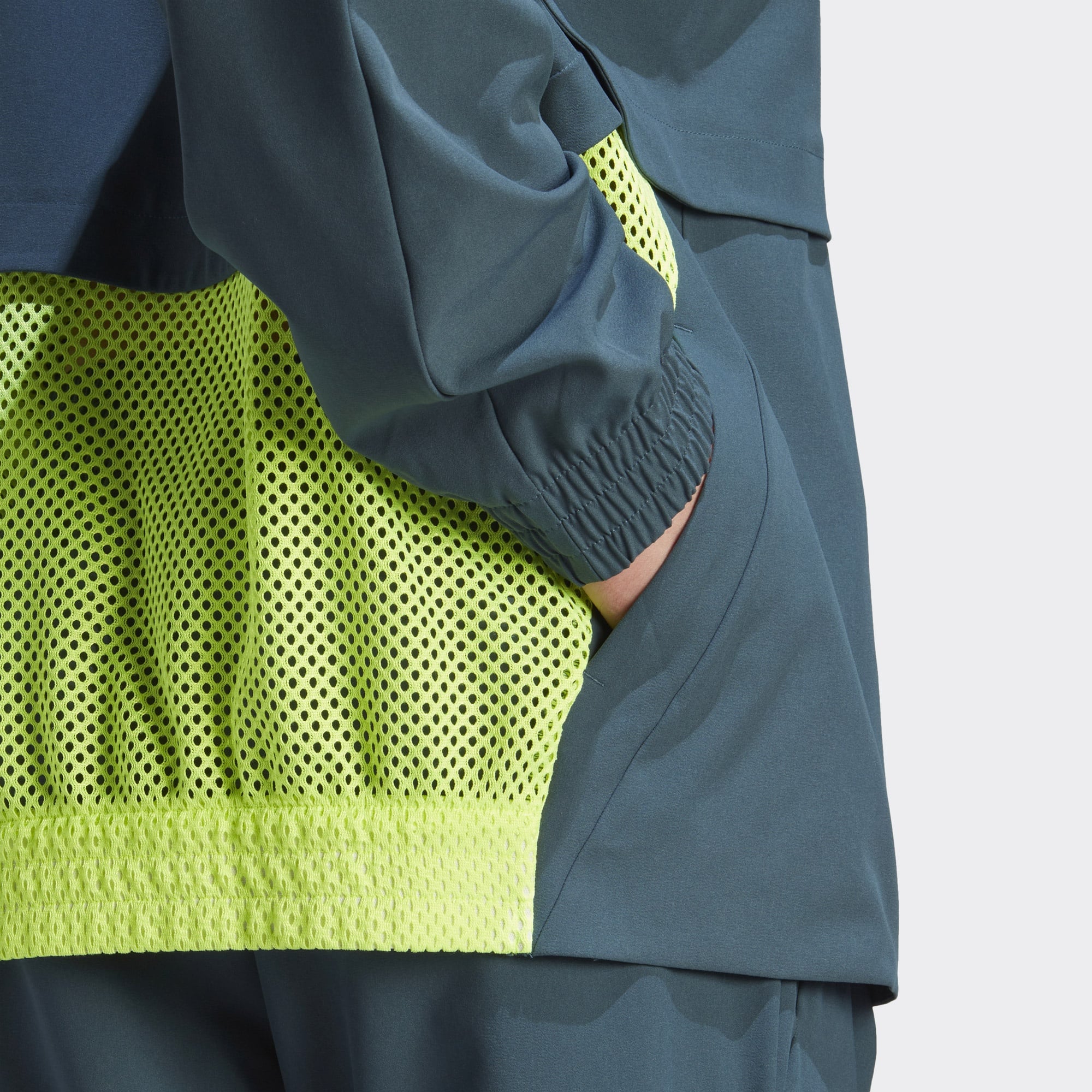 adidas City Escape Loose Erkek Mavi Fermuarlı Günlük Sweatshirt