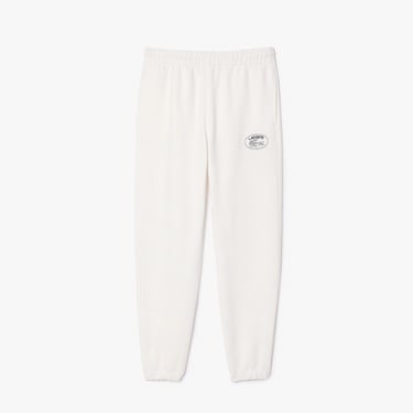  Lacoste Embroidered Kadın Beyaz Eşofman Altı