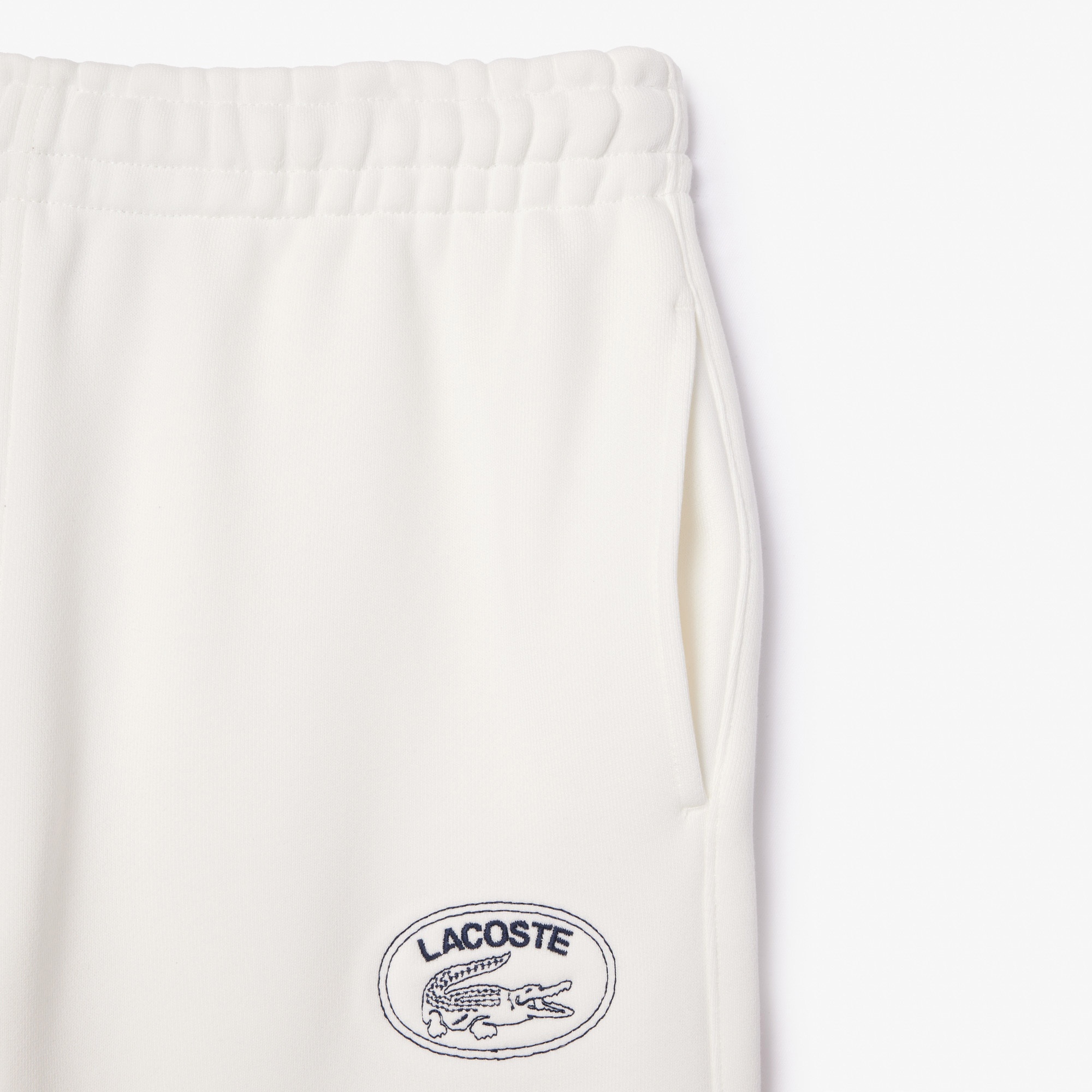 Lacoste Embroidered Kadın Beyaz Eşofman Altı