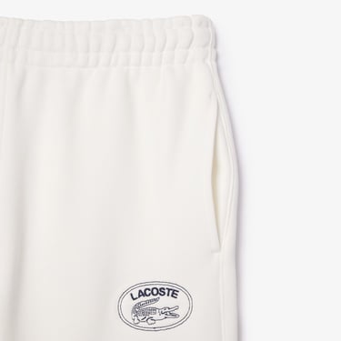  Lacoste Embroidered Kadın Beyaz Eşofman Altı
